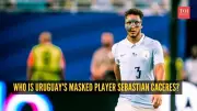 Uruguay's Sebastian Caceres Wears Blue Face Mask at World Cup 2026