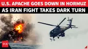 US Apache Helicopter Crashes Near Hormuz Strait Amid High Iran Tensions