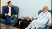 US Envoy Gor Meets Amit Shah: Discuss Terror, Drugs, Border Security