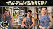 Varun Dhawan Trolled for Wearing Shorts to Temple Visit Sparks Debate