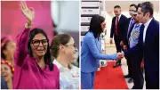 Venezuelan VP Delcy Rodriguez Arrives in India for Energy Talks