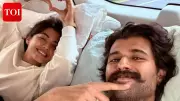 Vijay Deverakonda and Rashmika Mandanna Support Students in Thummanpet Village