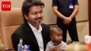 Vijay Meets Kirti Chakra Awardee Meenatchi Sundaram, Plays with Baby