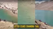 Viral Video Shows Discarded Socks in Chandra Taal, Highlighting Overtourism Crisis