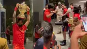 Virat Kohli and Krunal Pandya Dance to Dhol Beats After RCB's Second IPL Title Win
