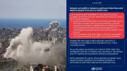 WHO Alarmed Over Attacks on Healthcare in Lebanon, Warns of Lives Lost