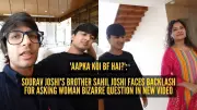 YouTuber Sourav Joshi Faces Backlash Over Brother Marriage Vlog Prank