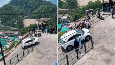 Car Stuck on Uttarakhand Hairpin Bend Sparks Driving School Debate