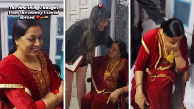 Daughter Surprises Mother with Gold Jewellery from First Savings Abroad, Video Goes Viral