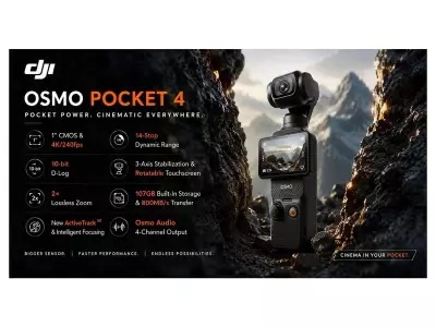 DJI Osmo Pocket 4 Launched in India: 4K Pocket Camera for Creators
