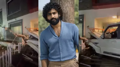 Drunk Driver Rams Car into Telugu Actor Dharma Mahesh's House, Video Surfaces