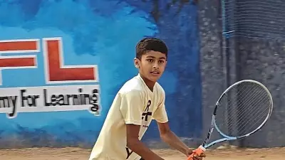 Father-Son Duo Chasing Tennis Dreams as Coach and Student
