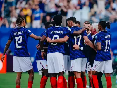 France first team to score 3+ goals in five consecutive World Cup matches