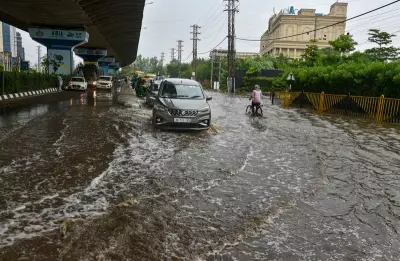 Gurugram Paralysed by 350mm Rain in 2 Days, NH-8 Cave-In Causes Chaos