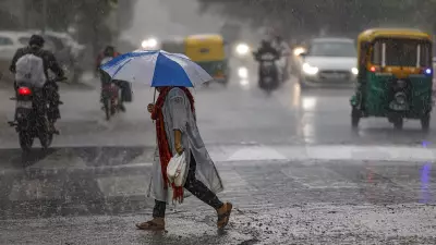 Heavy Rains Cause Waterlogging in Delhi, Mumbai; Flash Floods in Himachal