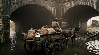 Horse-drawn cart sinks in Meerut underpass; man, horse die