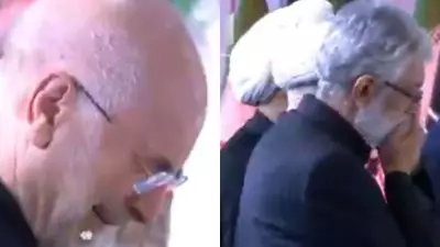Iranian Officials Break Down at Khamenei's Funeral