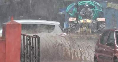 Moderate to Heavy Rain in Karnataka's Dharwad District; Orange Alert Issued