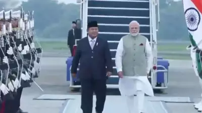 PM Modi Arrives in Indonesia, Fighter Jets Escort Aircraft on 3-Nation Tour