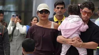 Priyanka Chopra Arrives in Hyderabad with Family for SS Rajamouli's 'Varanasi' Shoot