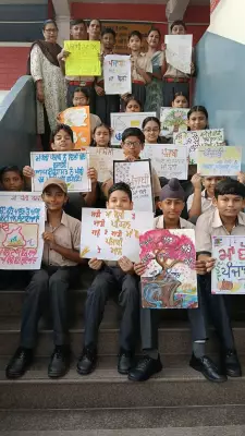 Punjabi Language Promotion Activities at Chandigarh School