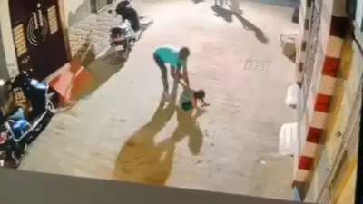 Rohtak Man Arrested for Beating 4-Year-Old Daughter on Road; CCTV Surfaces