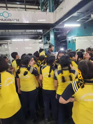 Students Gain Insight into Newspaper Printing at Tribune Press