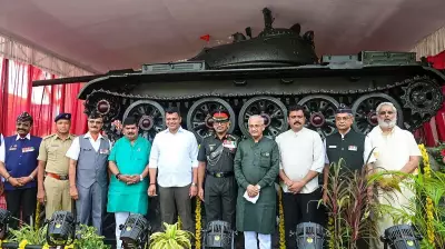 T-55 Battle Tank Unveiled at War Memorial in Mangaluru on Kargil Vijay Diwas