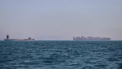 Tanker Ablaze After Projectile Strike in Strait of Hormuz Amid Iran Tensions