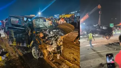 Two Cars Collide on Delhi-Lucknow Highway in Hapur, Several Killed
