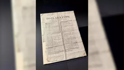 'Vanishingly rare' US Declaration of Independence copy found in UK archives