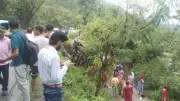 19 injured as bus overturns near Bhawana Chowk in Himachal's Mandi