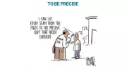 Cartoon Questions Proof in Modi Government's Claims