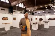 Chandigarh Artist Raj Kishore Gupta Transforms Folk Traditions with Live-Edge Wood
