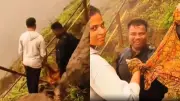 Couple Ties Hands with Dupatta During Hill Trek, Viral Video Sparks Debate