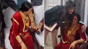 Daughter Returns from Germany After 4 Years, Gifts Mom Gold Sets