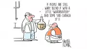 DH Cartoon: 'Sab Changa Si' Satirizes Current Affairs
