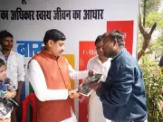 Dr. Pranjal Upadhayay Presents Tribal Health Book to CM Mohan Yadav