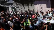 Gazan Mourns Aid Worker Killed by Israel Who Brought World Cup
