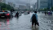 Gurugram Heavy Rain Leads to Waterlogging, Netizens Joke 'Venice 2026'