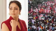 Jyotika Supports Protesting Students for Reformed Education