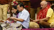 Kejriwal Leads Sunderkand Recitation, Starts Signature Drive Against Ram Temple Theft