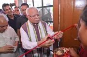 Khattar slams Rahul Gandhi, inaugurates stitching centre for women