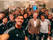 King Philippe Visits Belgium Squad Ahead of World Cup Quarter-Final vs Spain