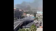 Massive Blasts Rock Damascus as Macron Visits Syria; Casualties Feared
