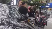 Mercedes driver slaps biker, pushes him to ground in Bengaluru's Indiranagar