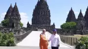 Modi visits 1000-year-old Prambanan Temple in Indonesia, shares aerial video
