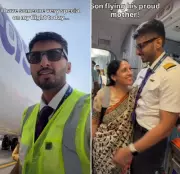 Pilot Flies His Mother for the First Time; Viral Video Melts Hearts Online