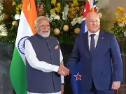 PM Modi Holds Historic Bilateral Talks with New Zealand PM Christopher Luxon
