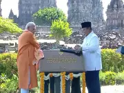 PM Modi, Indonesian President Prabowo Inaugurate Prambanan Temple Restoration
